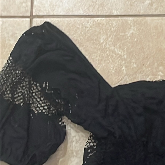 🍓 NWT Free People Sz M Black lace dress - Picture 2 of 11